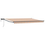 vidaXL Store rétractable manuel avec LEDs 4 5 × 3 m