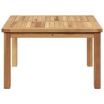 vidaXL Table basse Marron 60 x 60 x 36 cm Bois de teck solide