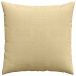 vidaXL Coussins de canapé 2 Pièces Vert gris 80 x 80 cm