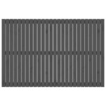 vidaXL Tête de lit murale Gris 166x3x110 cm Bois massif de pin