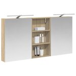 vidaXL Ensemble de Meubles de Salle de Bain 3 Pièces 140 x 14 5 x 70 cm