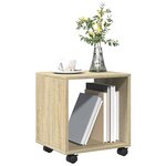 vidaXL Armoire à roulettes chêne sonoma 37x33x42 5cm bois d’ingénierie