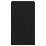 vidaXL Buffet Chêne Noir 40x41x75 cm Bois d'ingénierie