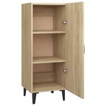 vidaXL Buffet Chêne sonoma 34 5x34x90 cm Bois d'ingénierie