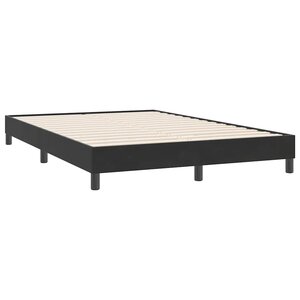 vidaXL Cadre de lit sans matelas noir 160x220 cm velours