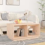 vidaXL Table basse 80x50x40 cm Bois massif de pin