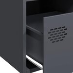vidaXL Buffet anthracite 35x39x73 5 cm acier laminé à froid