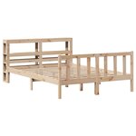 vidaXL Cadre de lit sans matelas 150x200 cm bois de pin massif