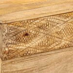 vidaXL Meuble TV Bois de manguier solide 110x30x40 cm