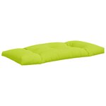 vidaXL Coussins de palette lot de 3 vert vif tissu