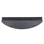 vidaXL Tapis d'escalier auto-adhésifs 20 Pièces noir 65x22 5x3 5 cm