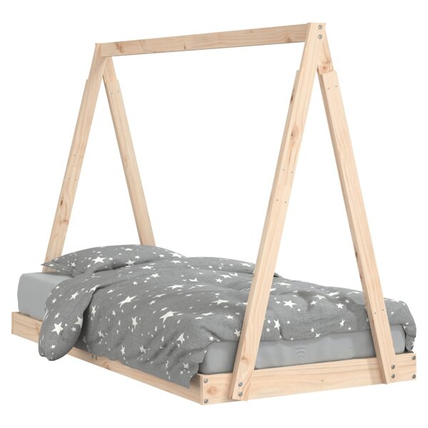 vidaXL Cadre de lit pour enfant 80x160 cm bois de pin massif
