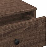 vidaXL Table basse chêne marron 60x45x31 cm bois d'ingénierie