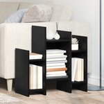 vidaXL Meuble d'appoint Chêne noir 60 x 26 x 60 cm Bois d'ingénierie