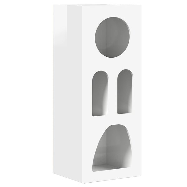 vidaXL Buffet Blanc brillant 40 x 35 x 100.5 cm Bois d'ingénierie