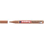 Marqueur Peinture Brillante 751 Cuivre Pointe Ronde 1-2 mm x 5 EDDING