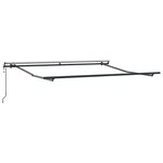 vidaXL Auvent rétractable automatique bordeaux 300x250 cm