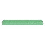 vidaXL Serre avec cadre en acier vert 132 m² 22x6x2 85 m