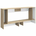 vidaXL Table console Chêne Sonoma 155 x 29 x 74 cm Bois d’ingénierie