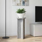 vidaXL Support de Plante 2 Pièces Sonoma gris 29 5 x 29 5 x 60 cm