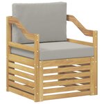vidaXL Canapé d’extérieur Polyester Blanc