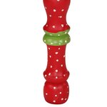 vidaXL Table basse rouge bois de manguier massif peint à la main