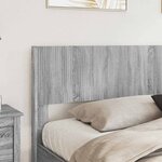 vidaXL Tête de lit Sonoma gris PB