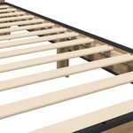 vidaXL Cadre de lit avec tête de lit Chêne artisanal 80 x 200 cm