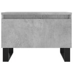 vidaXL Tables basses 2 Pièces gris béton 50x46x35 cm bois d'ingénierie