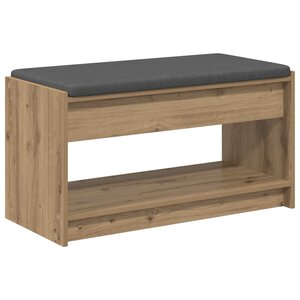 vidaXL Banc d'entrée Chêne Artisanal 83 x 38 x 45 cm