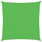 vidaXL Voile d'ombrage 160 g/m² Vert clair 2 5x2 5 m PEHD