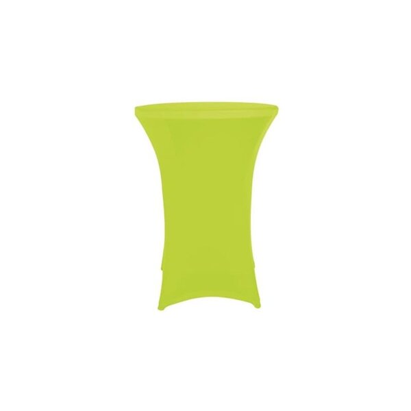 Perel nappe de table de cocktail vert citron