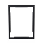 Cadre d'encastrement Eclipse noir 9005M