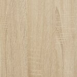 vidaXL Support de Plante Chêne Sonoma 30 x 30 x 100 cm