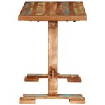 vidaXL Table à manger 110x55x78 cm bois massif de récupération
