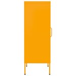 vidaXL Armoire de rangement Jaune moutarde 42 5x35x101 5 cm Acier