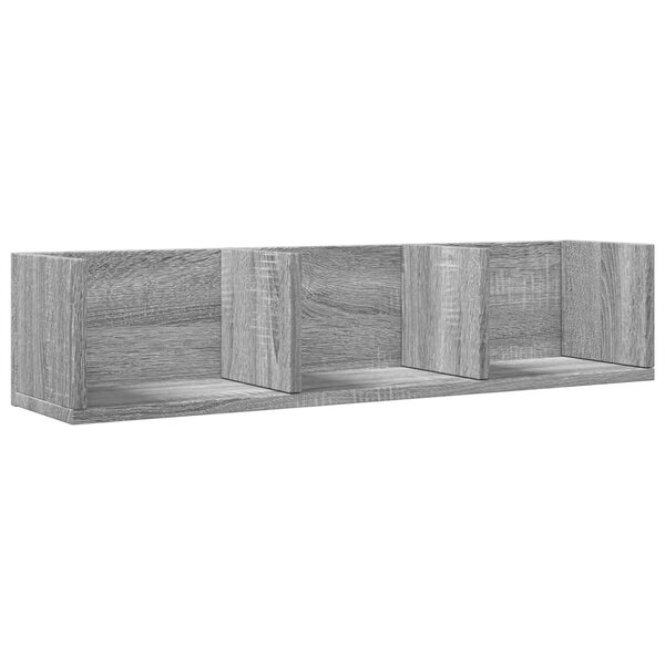 vidaXL Armoire murale sonoma gris 75x18x16 5 cm bois d'ingénierie