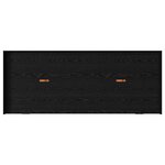 vidaXL Cadre de lit Chêne noir 90 x 200 cm Bois d'ingénierie