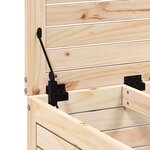 vidaXL Repose-pied de jardin 62x63 5x53 5 cm bois de pin massif