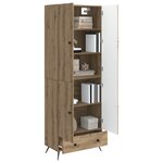 vidaXL Ensemble de Meubles 2 Pièces Chêne artisanal Bois d'ingénierie