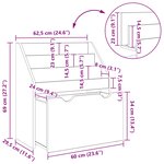 vidaXL Bibliothèque pour enfants Chêne Sonoma 60 x 29 5 x 69 cm
