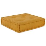 vidaXL Canapé modulaire jaune 70x70x54 tissu