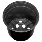 vidaXL Pot à fleurs 200 Pièces Noir Ø 15 x 12 5 cm Plastique