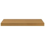 vidaXL Étagère Murale 2 Pièces Beige 60 x 23 5 x 4 cm Bois d'ingénierie