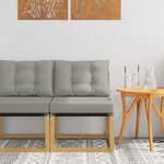 vidaXL Sofa de milieu extérieur Blanc