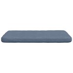 vidaXL Coussins de siège 4 Pièces Bleu 40 x 40 x 3 cm