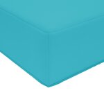 vidaXL Coussin de canapé d'extérieur 3 Pièces Turquoise Polyester