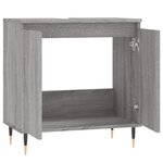 vidaXL Armoire de bain sonoma gris 58x33x60 cm bois d'ingénierie