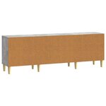 vidaXL Meuble TV Gris béton 150 x 31 x 50 cm Bois d'ingénierie