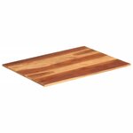vidaXL Dessus de table Bois solide 15-16 mm 60x80 cm